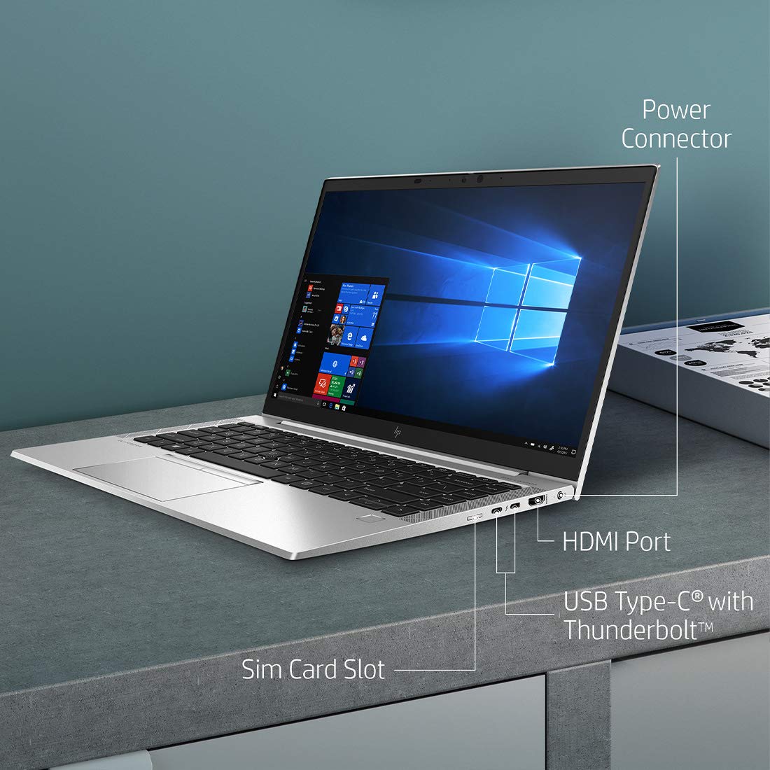 HP EliteBook 840 G7 14-inch Full-HD Business Laptop (Intel 10th Gen Core i7-10510U/16GB/1TB SSD/Windows 10 Pro/Intel UHD Graphics 620) Silver -243Y3PA