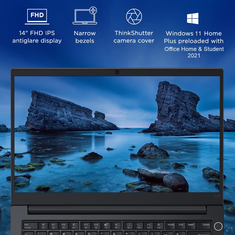 Lenovo ThinkPad E14 Intel Core i5 11th Gen 14-inch (35.56cm) FHD IPS Antiglare Thin and Light Laptop (16GB RAM/512GB SSD/Windows 11